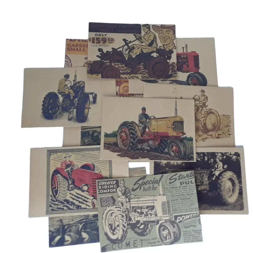 Vintage 2000 Farmer Tractor Art Of The Midwest Cards And Envelopes